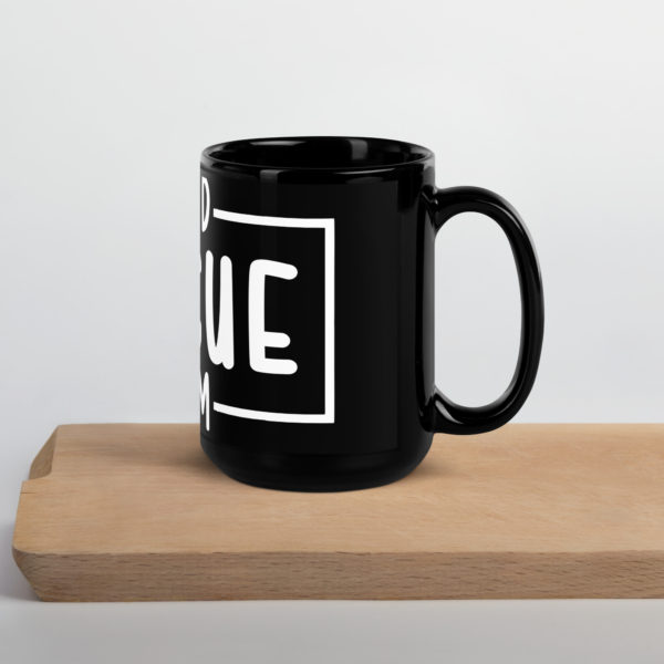 Rescue Mom Black Mug - Image 5