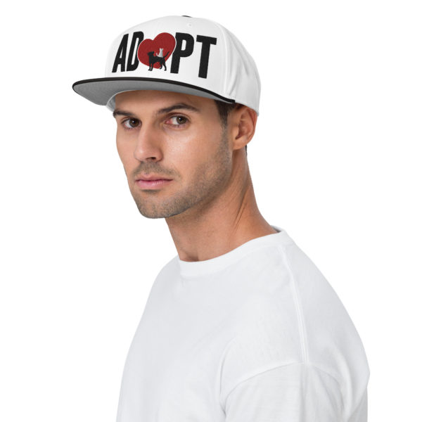 ADOPT Snapback Hat - Black - Image 4