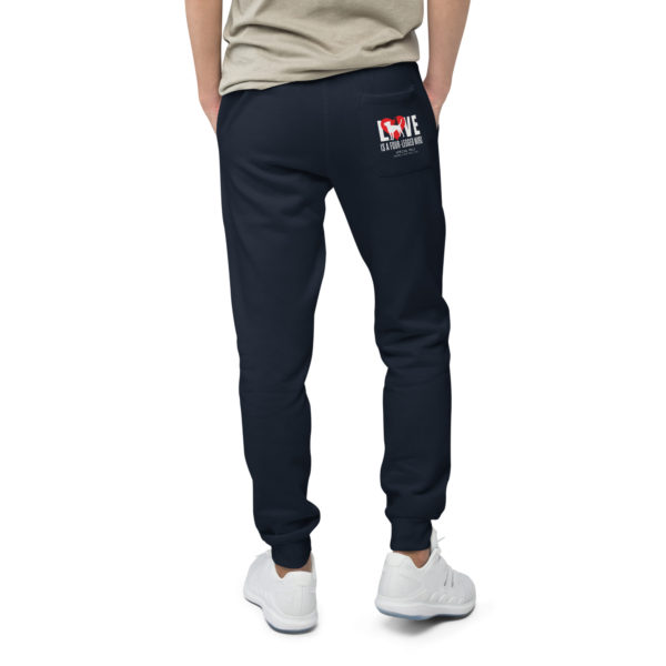 LOVE Unisex Pocket Sweatpants - Image 2