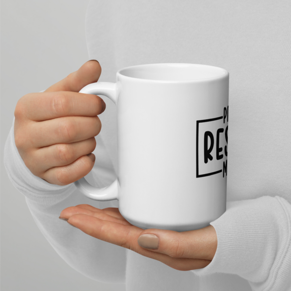 Rescue Mom White Mug - Image 6