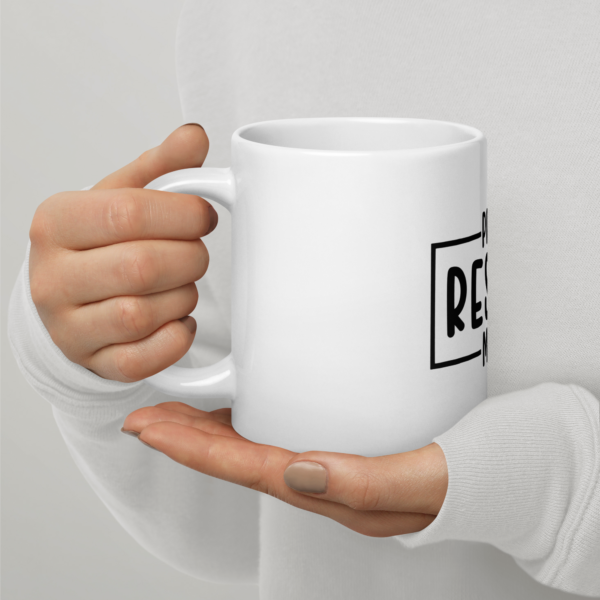 Rescue Mom White Mug - Image 8